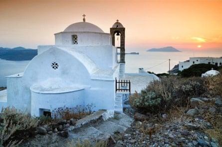 Church on Milos, Greece.
